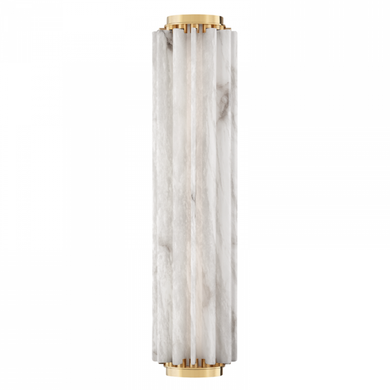 Hillside Wall Sconce, 1-Light, Aged Brass, 24.5"H (6024-AGB A8J8R)