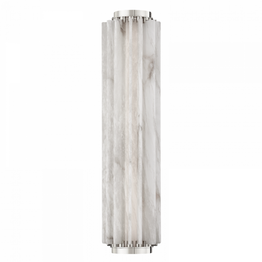 Hillside Wall Sconce, 1-Light, Polished Nickel, 24.5"H (6024-PN A8J8T)