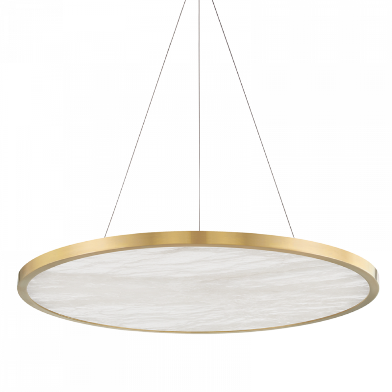 Eastport Pendant, 1-Light, LED, Aged Brass, 36"W (6336-AGB A8J98)