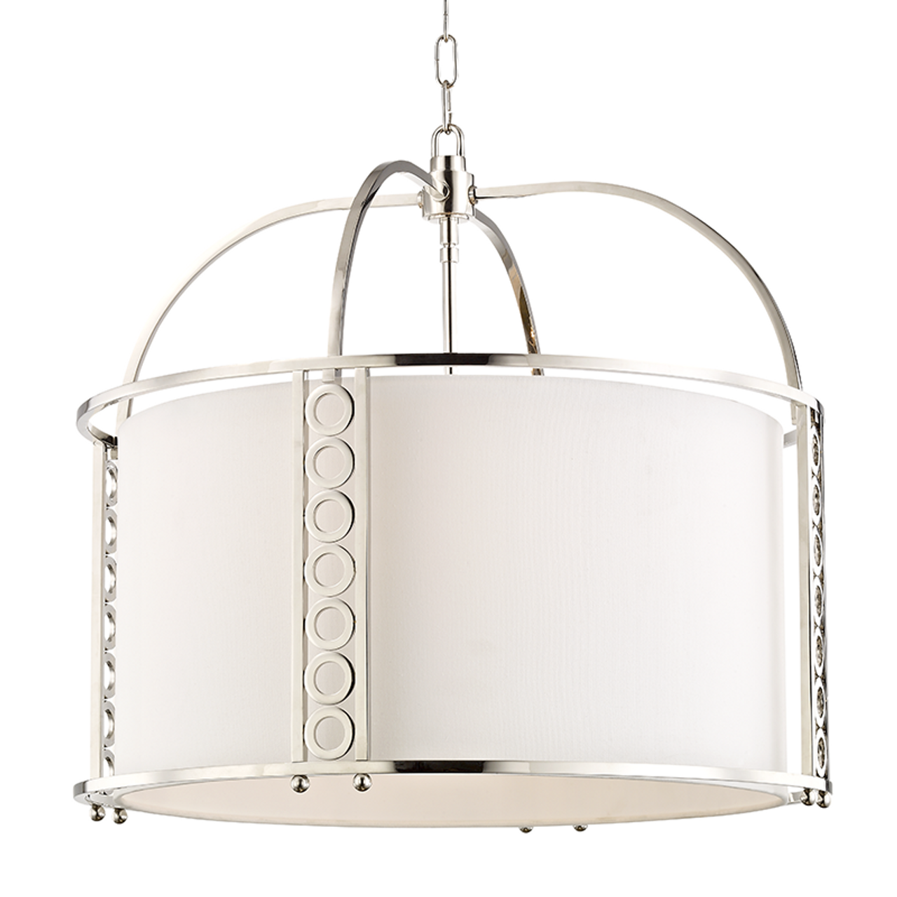 Infinity Pendant, 8-Light, Polished Nickel, 24"W (6724-PN A2KUH)