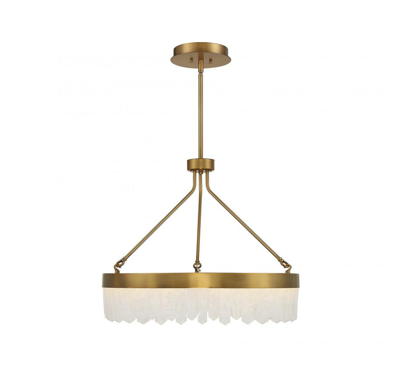 Landon Pendant, 1-Light, LED, Warm Brass, 22"H (7-1620-43-322 AHXXH)