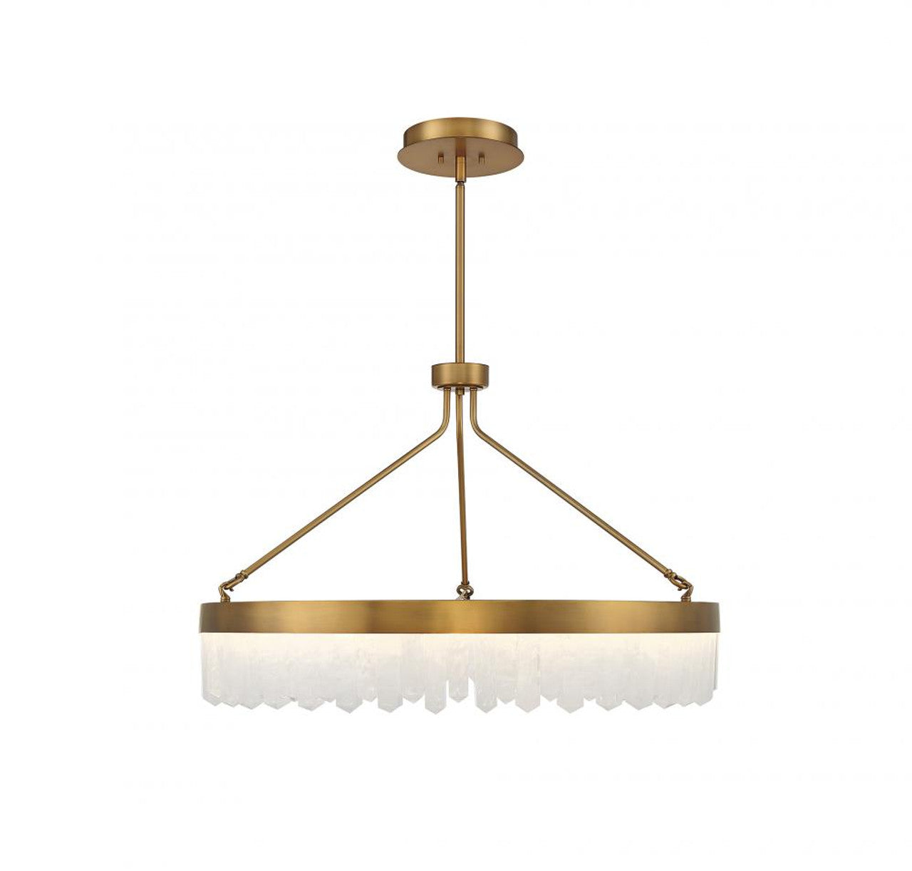 Landon Pendant, 1-Light, LED, Warm Brass, 22'H (7-1621-53-322 AHXXJ)