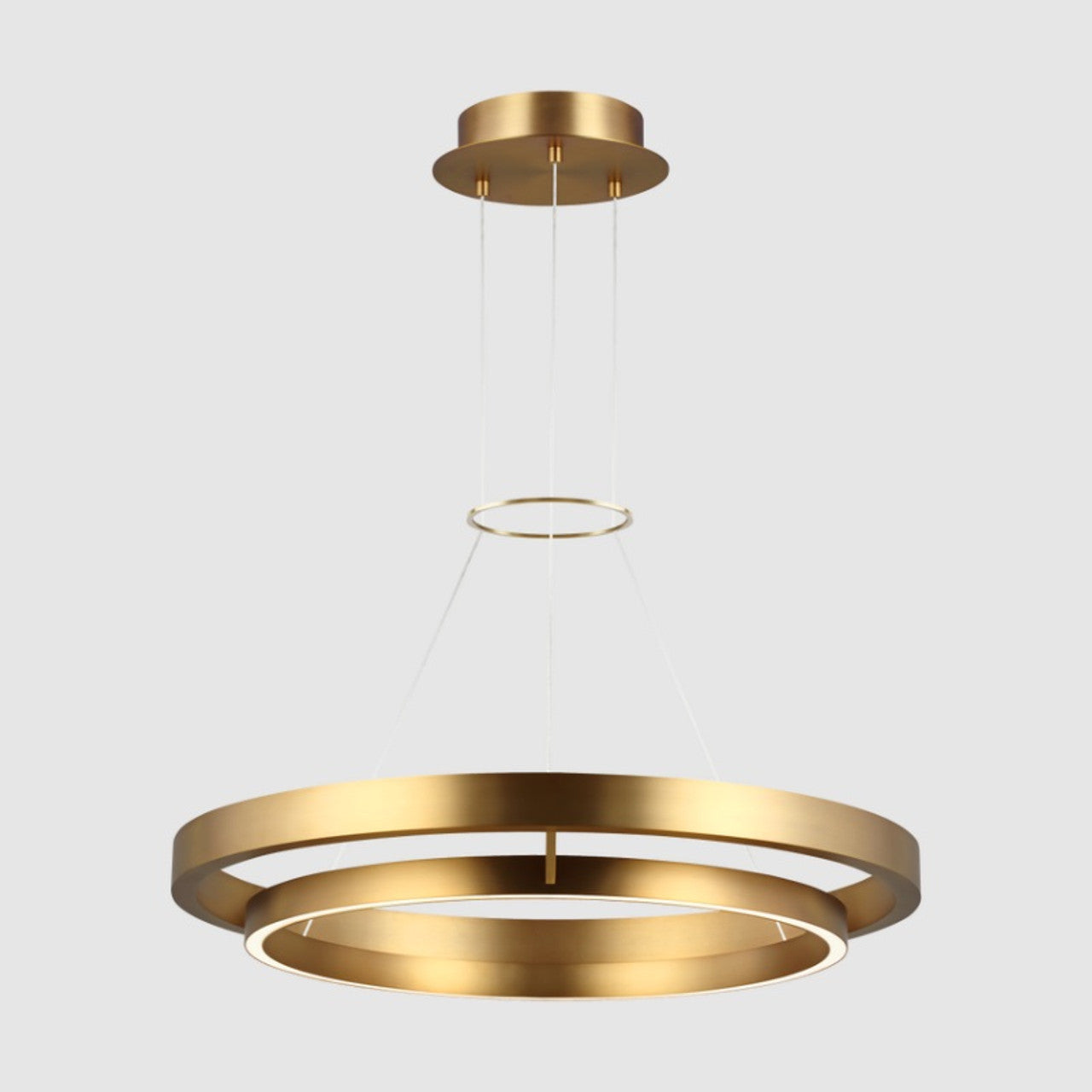 Grace Chandelier, 1-Light, LED, Aged Brass, 30"W (700GRC30R-LED930 70P9E3V)