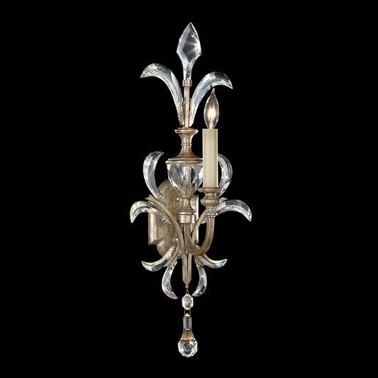 Beveled Arcs Wall Sconce, 1-Light, Silver Leaf, 29"H (704950ST 6EMK)