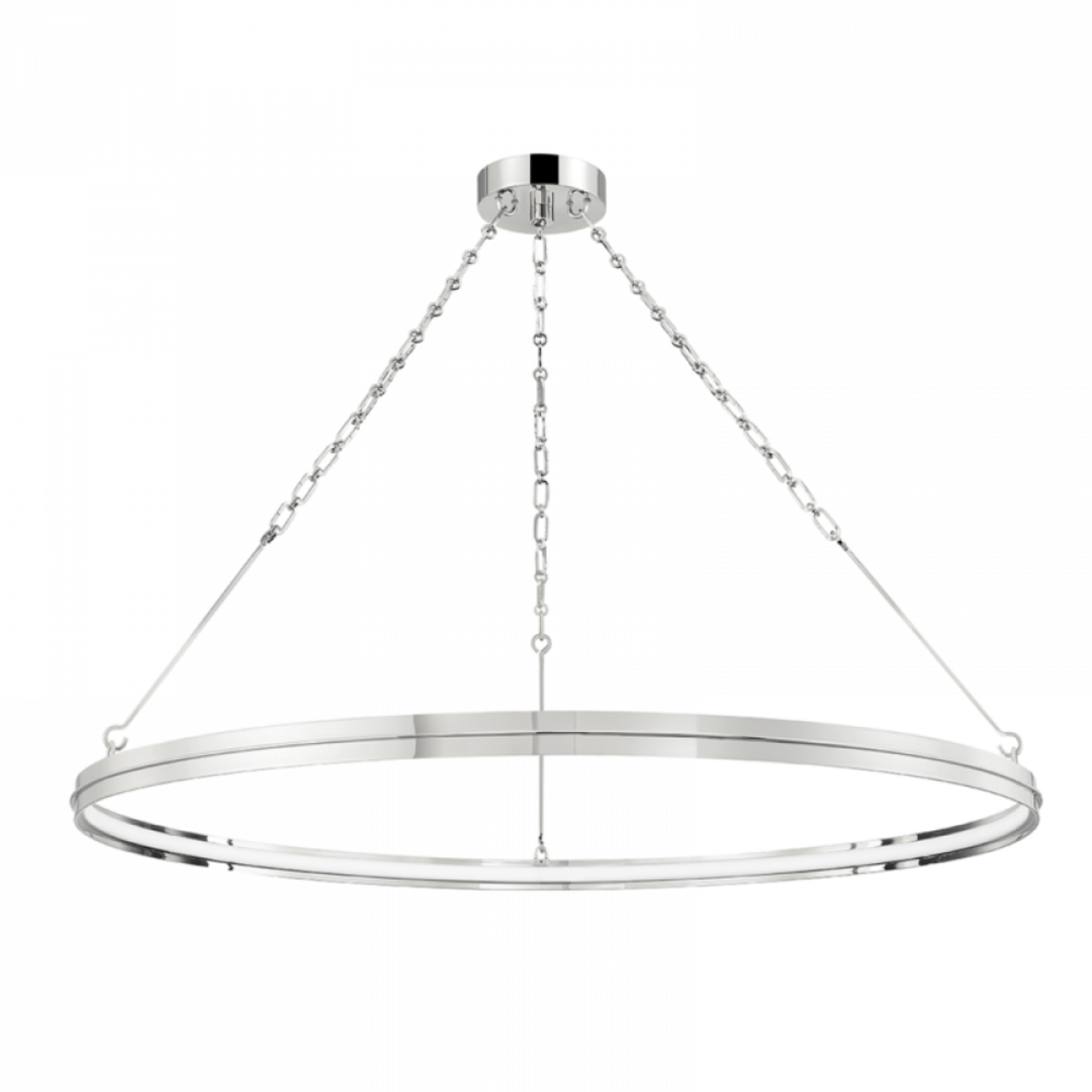 Rosendale Chandelier, 1-Light, LED, Polished Nickel, 42"W (7142-Pn Ue9A)