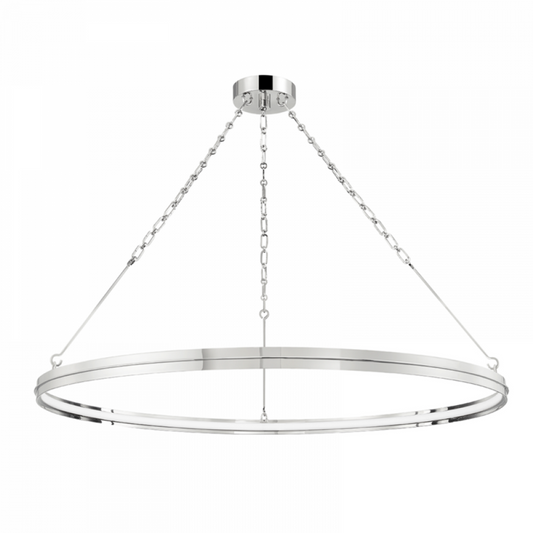 Rosendale Chandelier, 1-Light, LED, Polished Nickel, 42"W (7142-Pn Ue9A)