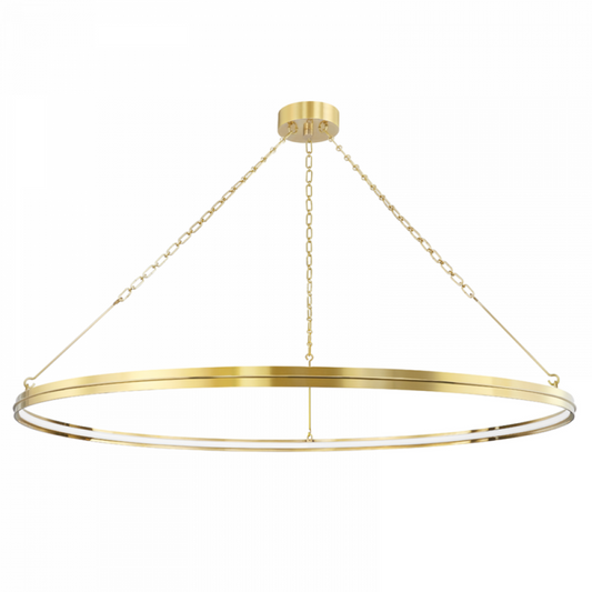 Rosendale Chandelier, 1-Light, LED, Aged Brass, 56"W (7156-Agb A8M4U)