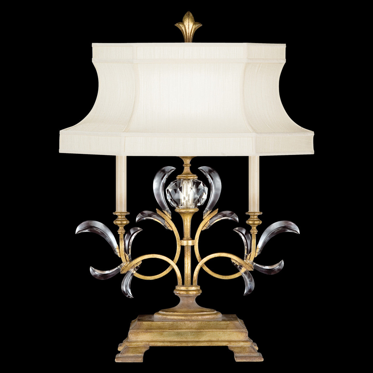 Beveled Arcs Table Lamp, 1-Light, Gold, 34"H (769110ST KGD0)