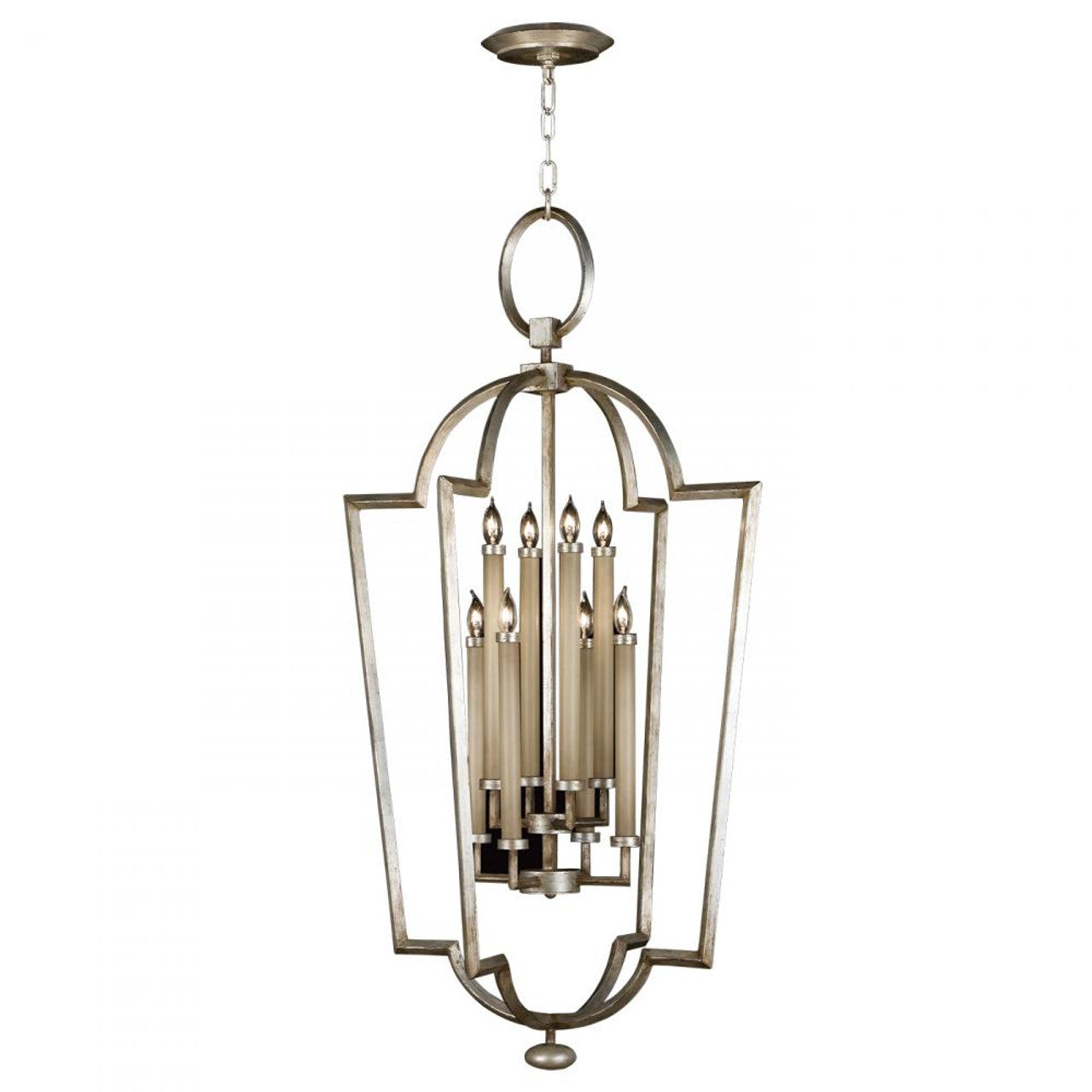 Allegretto Pendant, Round, 8-Light, Silver, 28"W (780440ST 9FAE)