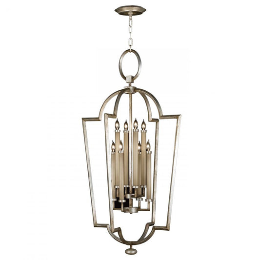 Allegretto Pendant, Round, 8-Light, Silver, 28"W (780440ST 9FAE)