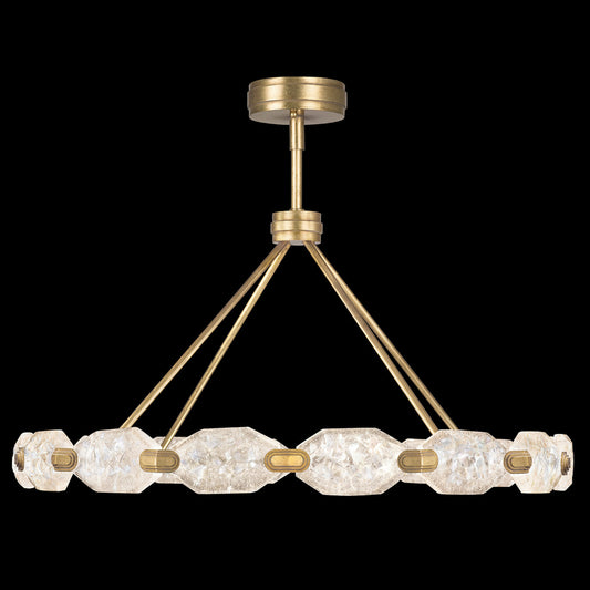 Allison Paladino Pendant, Round, 32-Light, LED, Gold, 48.5"W (873140-2ST GHP3)