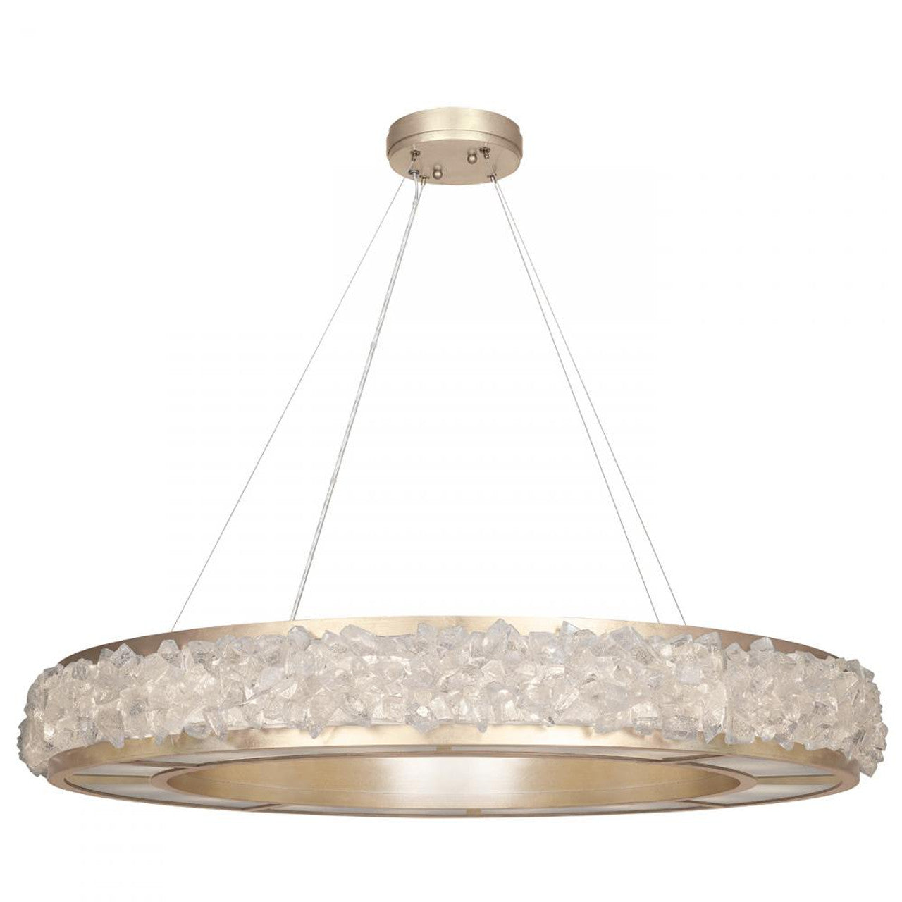 Arctic Halo Drum Shade Pendant, Round, 16-Light, Gold, 38"W (878040-1ST GJLL)