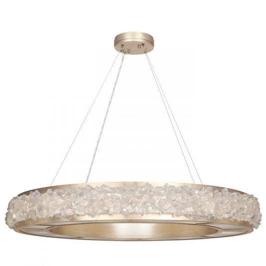 Arctic Halo Drum Shade Pendant, Round, 16-Light, Gold, 38"W (878040-1ST GJLL)