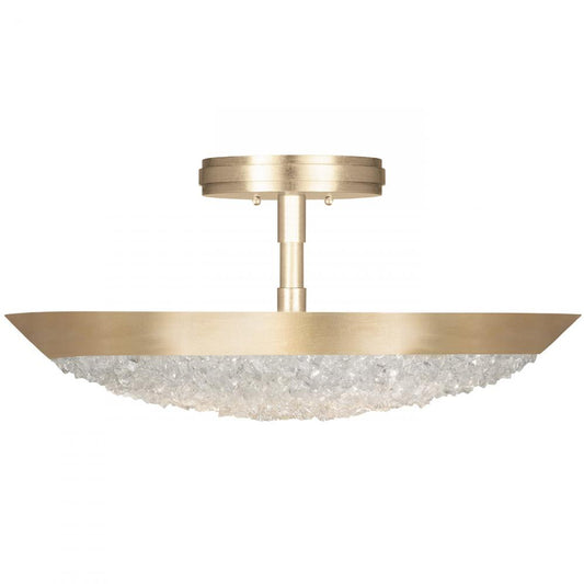 Arctic Halo Semi-Flush Mount, Round, 3-Light, Gold, 20"W (880040-1ST GKL2)