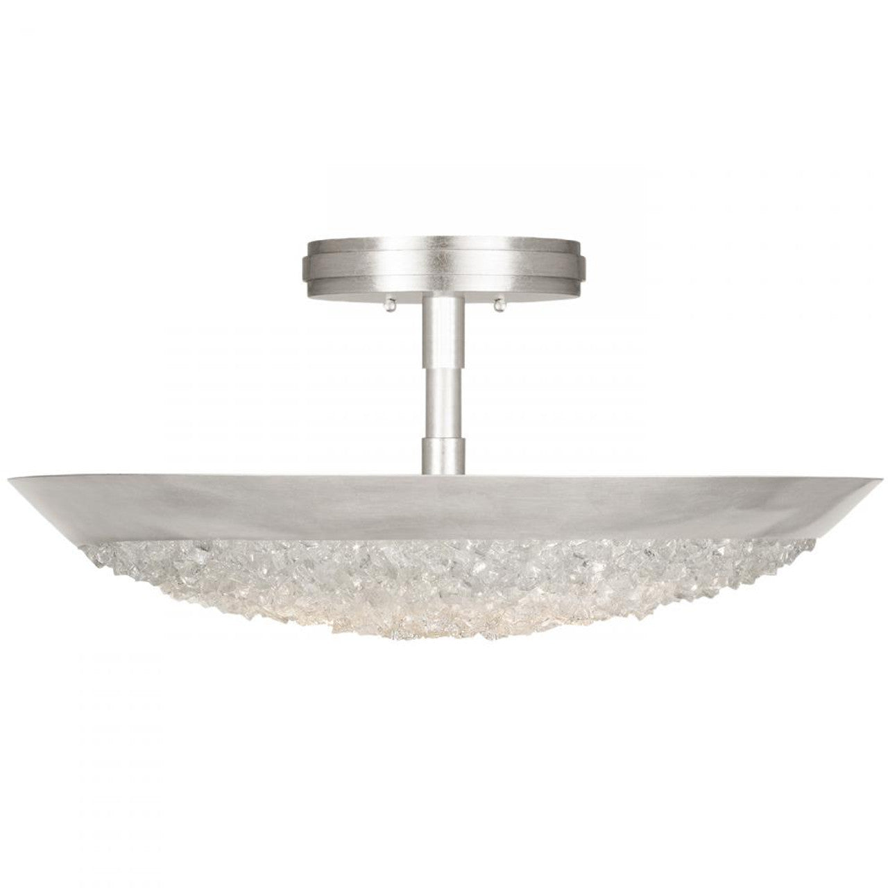 Arctic Halo Semi-Flush Mount, Round, 3-Light, Silver, 20"W (880040ST GKL4)