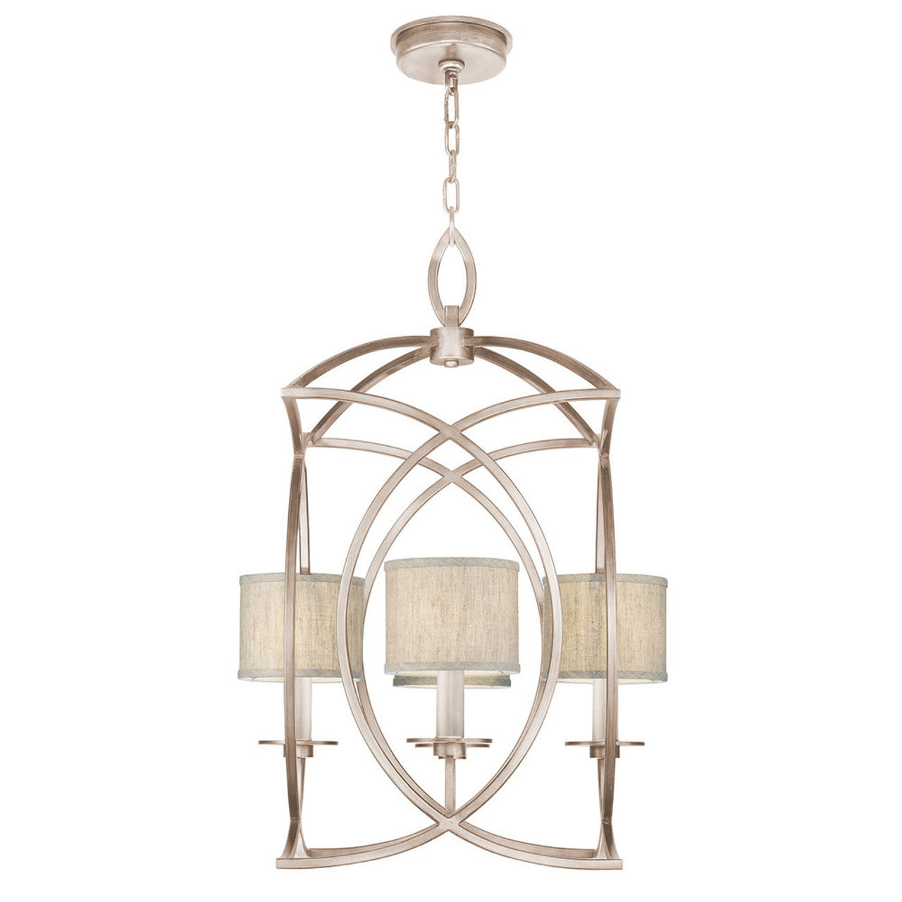 Cienfuegos Chandelier, Square, 4-Light, Weathered Griege Patina, 21.5"W (887740-21ST KEFD)