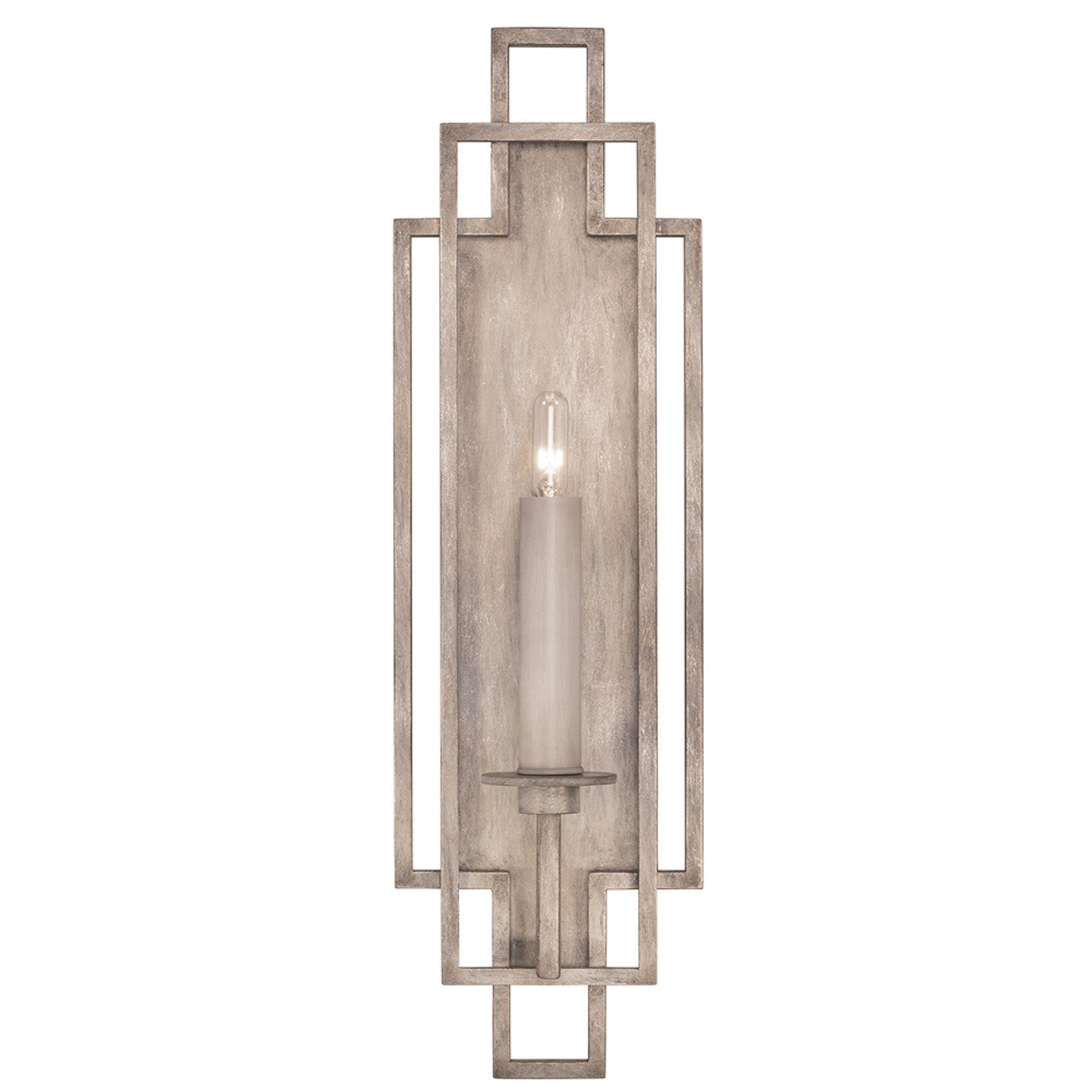 Cienfuegos Wall Sconce, 1-Light, Weathered Griege Patina, 22"H (889350-2ST KEDR)