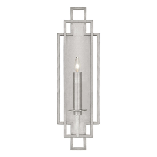 Cienfuegos Wall Sconce, 1-Light, Silver Leaf, 22"H (889350-SF4 NKY2)