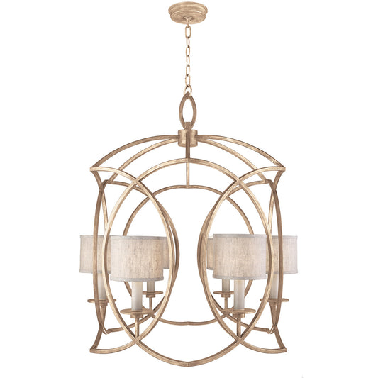 Cienfuegos Chandelier, Round, 6-Light, Gold, 30.5"W (889840-31ST KED6)