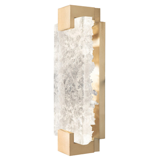 Terra Wall Sconce, 2-Light, LED, Champagne Tinted Gold, Clear Glass, 15.75"H (896650-31ST NF48)