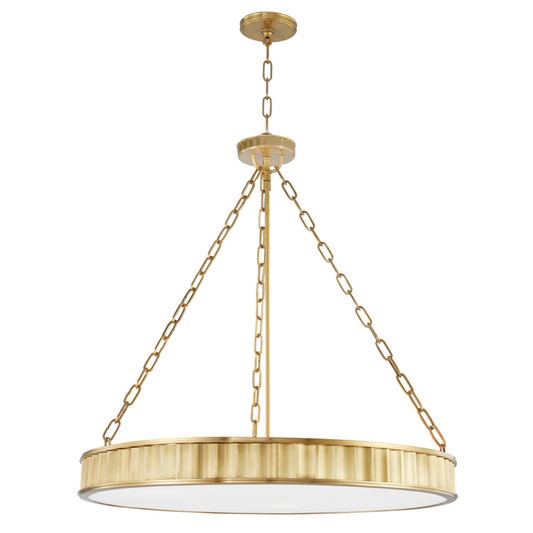 Middlebury Pendant, 8-Light, Aged Brass, 30"W (903-AGB A8H90)