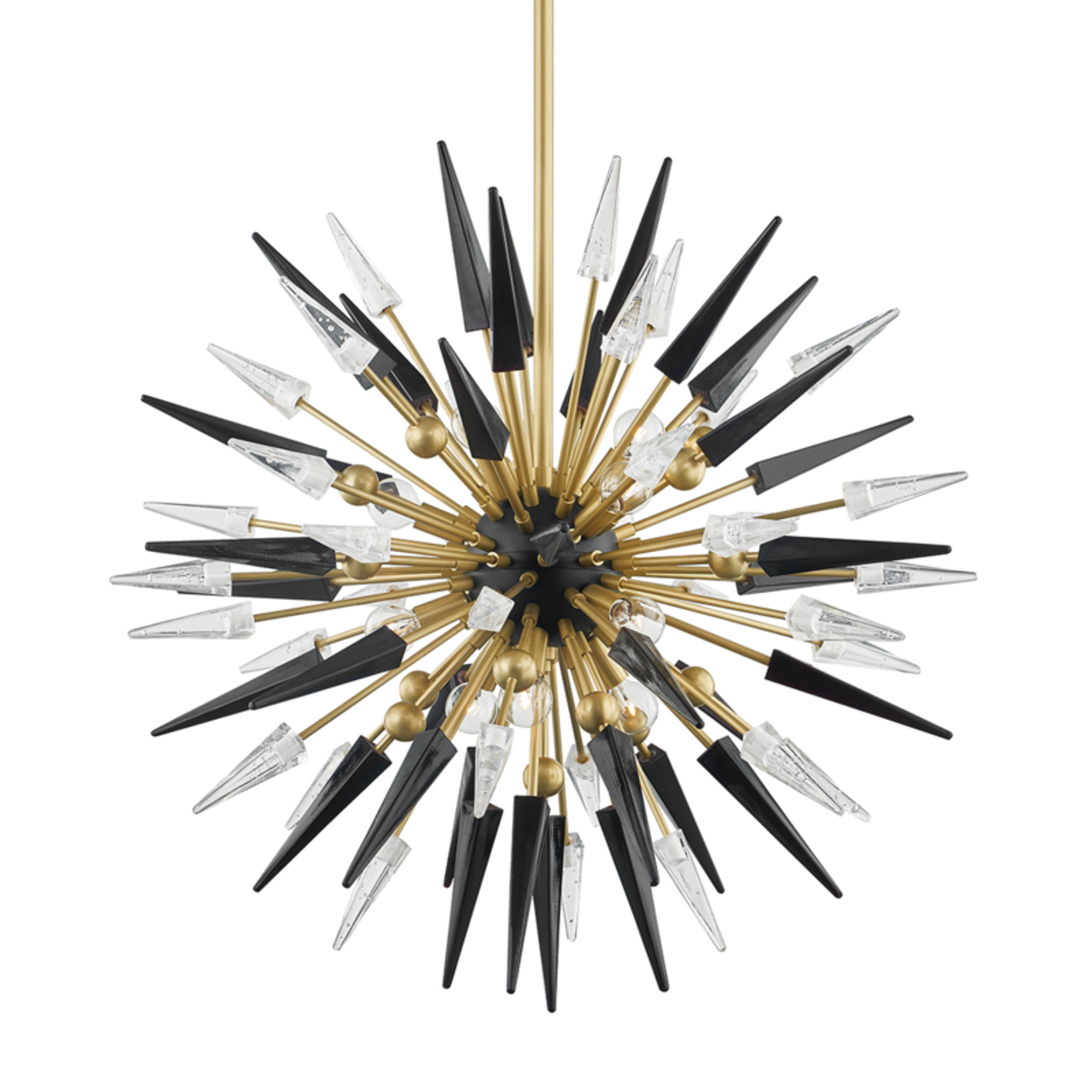 Sparta Chandelier, 12-Light, Aged Brass, 32"W (9031-AGB A8F9M)