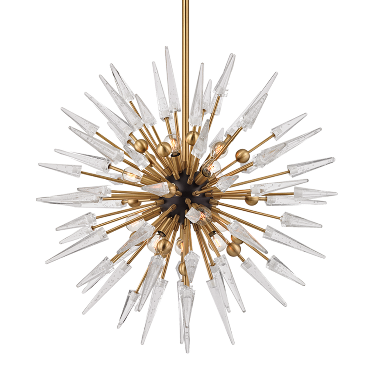 Sparta Chandelier, 12-Light, Aged Brass, 32"W (9032-AGB 9ZF83)