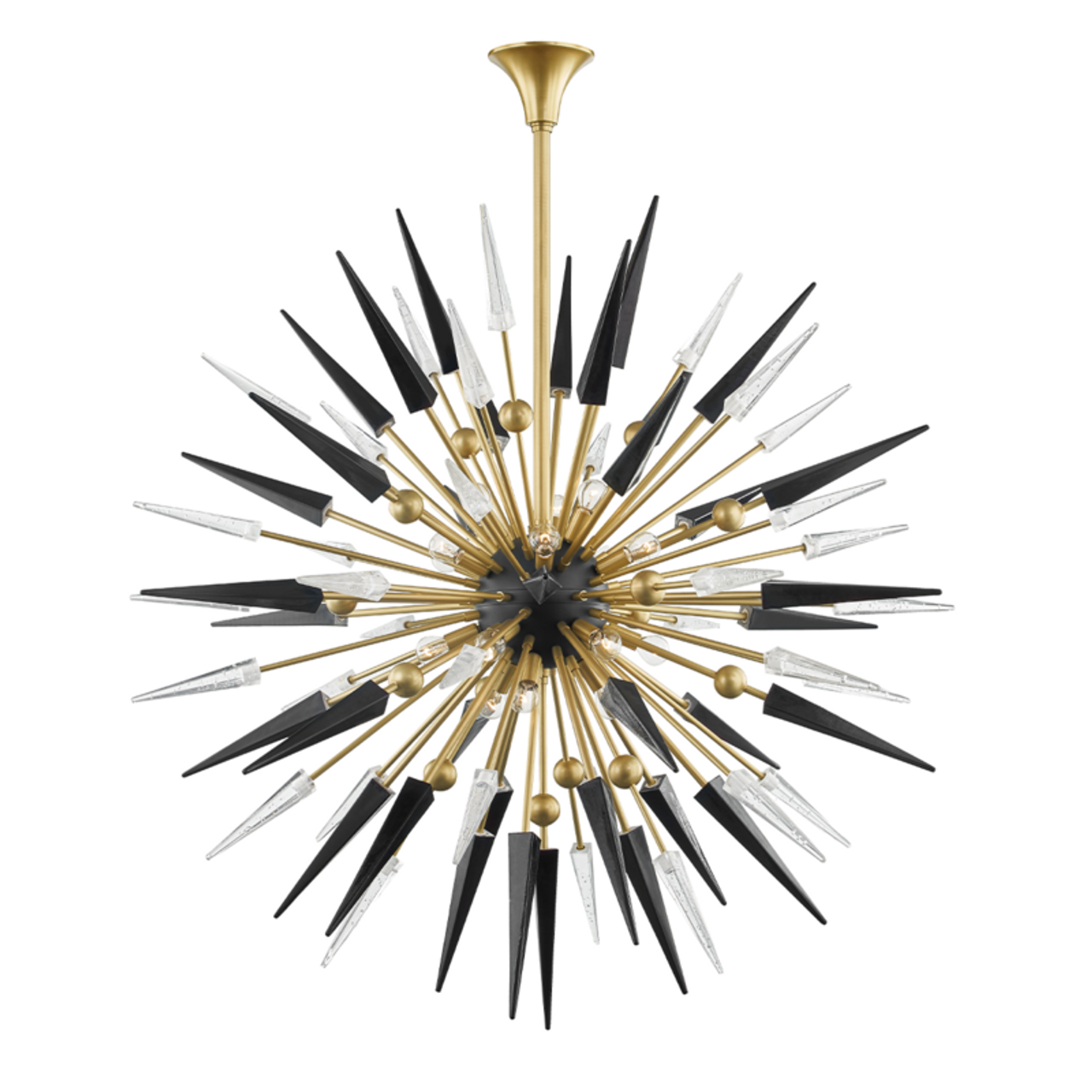 Sparta Chandelier, 18-Light, Aged Brass, 48"W (9047-AGB A8F9P)