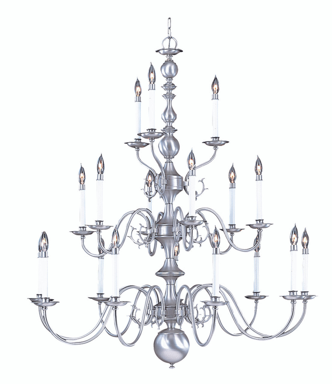 Jamestown Chandelier, 18-Light, Mahogany Bronze, 46"W (9148 MB RDGU)