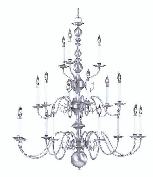 Jamestown Chandelier, 18-Light, Mahogany Bronze, 46"W (9148 MB RDGU)