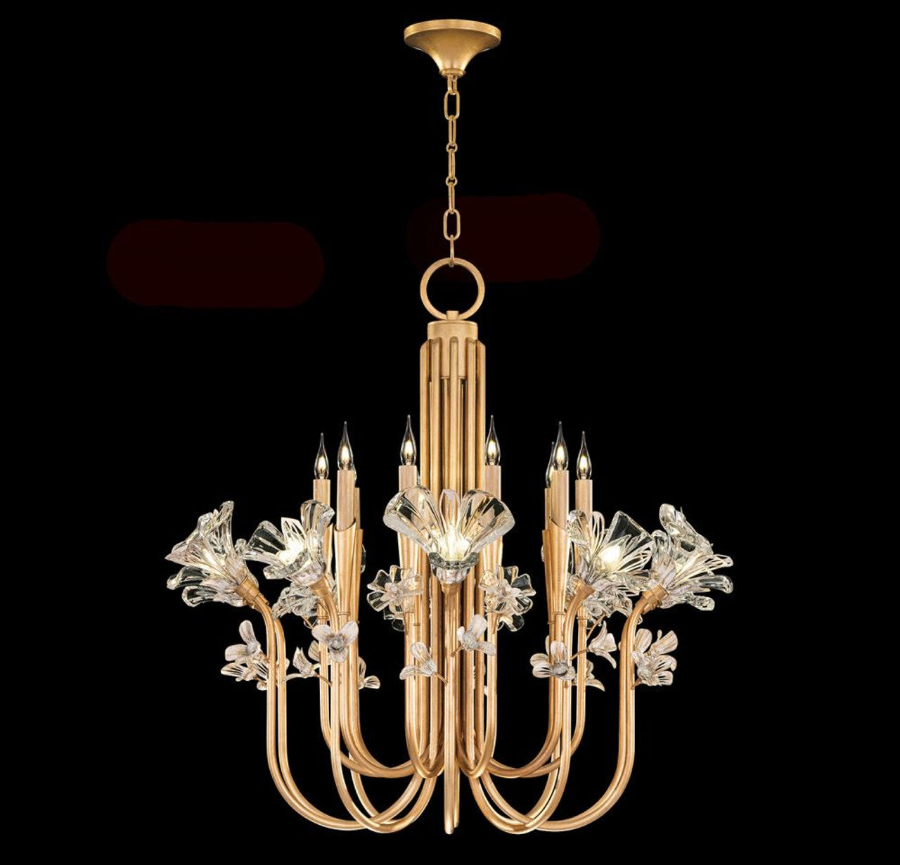 Azu Chandelier, Round, 20-Light, Gold, 35.5"W (915140-2ST NLXV)