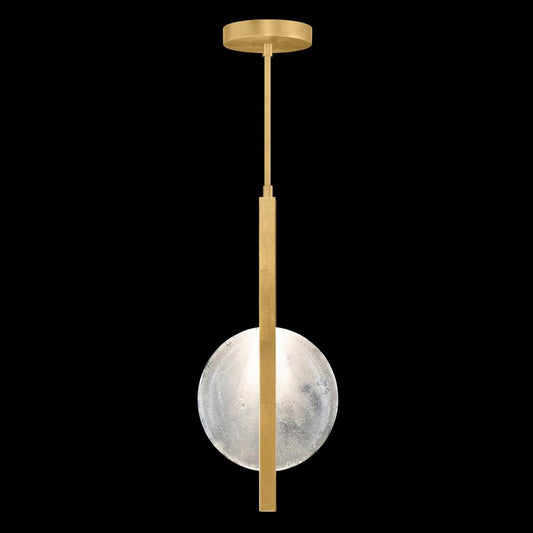 Selene Pendant, 2-Light, LED, Gold, White Glass, 11"W (922140-3ST RHNW)