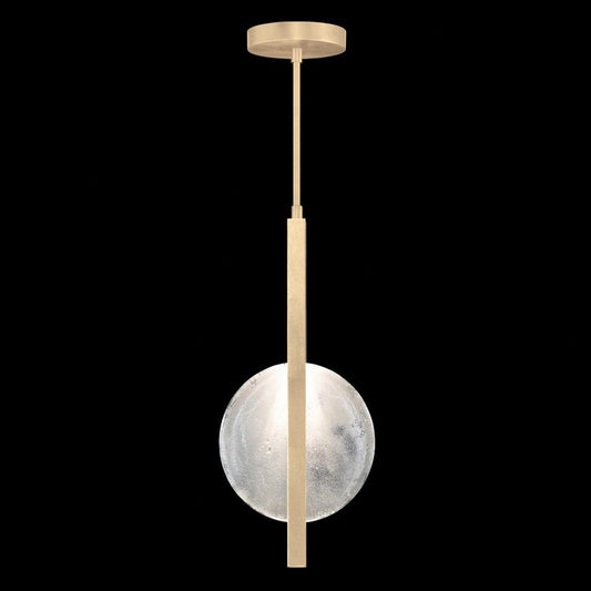 Selene Pendant, 2-Light, LED, Soft Gold, White Glass, 11"W (922140-5ST RHP7)