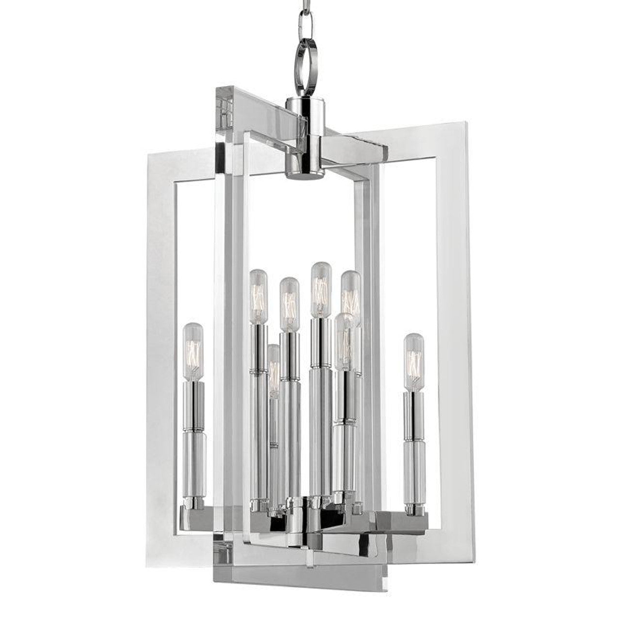 Wellington Pendant, 8-Light, Polished Nickel, 17.5"W (9317-PN 9ZA8X)