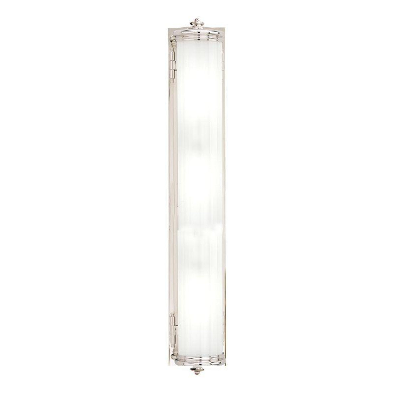 Bristol Wall Sconce, 4-Light, Polished Nickel, Clear Outside Frosted Inside Shade, 5"W (953-PN M8YE)