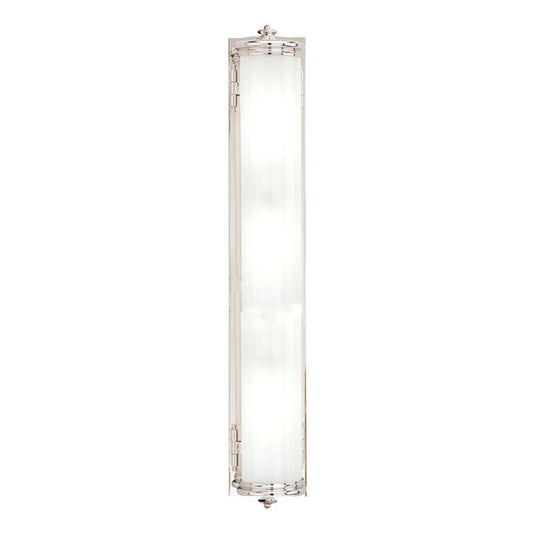 Bristol Wall Sconce, 4-Light, Polished Nickel, Clear Outside Frosted Inside Shade, 5"W (953-PN M8YE)