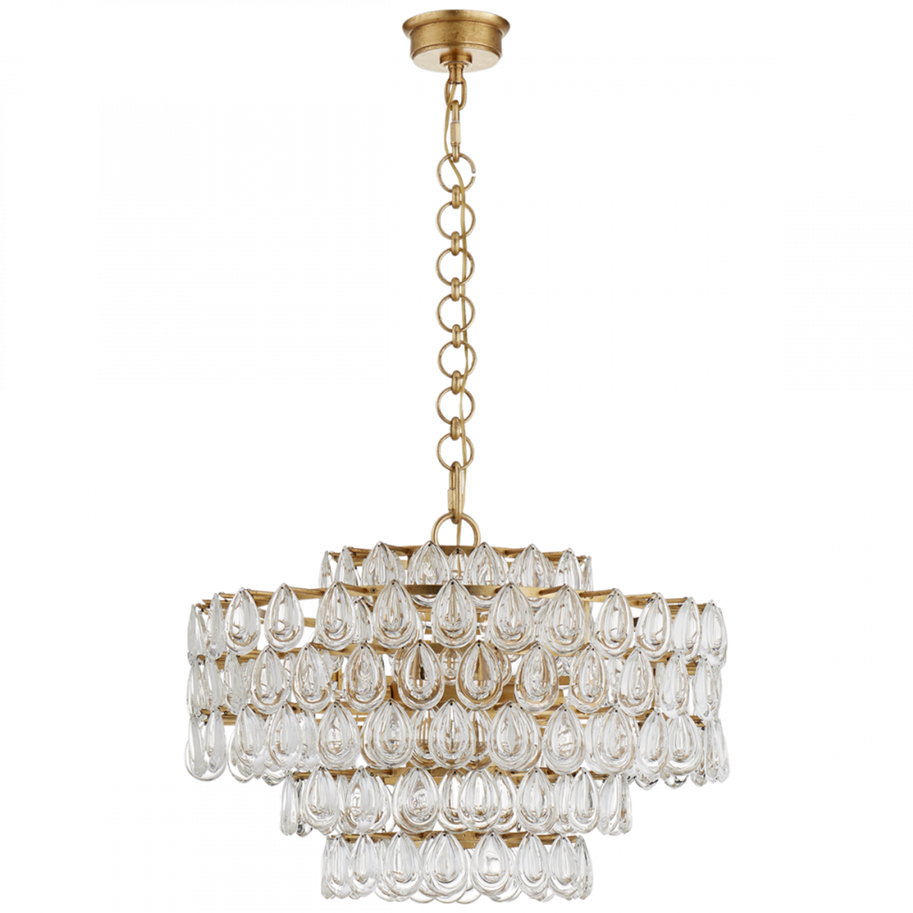 Liscia Chandelier, 12-Light, Gild, 25"W (ARN 5173G-CG 2R62G)