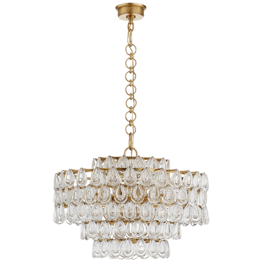 Liscia Chandelier, 12-Light, Gild, 25"W (ARN 5173G-CG 2R62G)