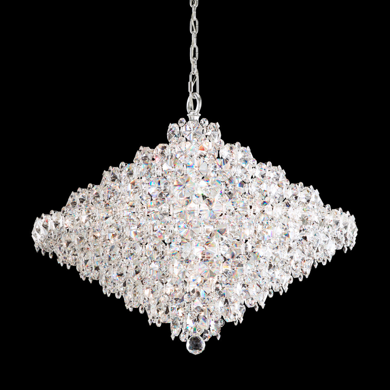 Baronet Pendant, 8 Light, Polished Stainless Steel, Clear Optic Crystal (BN1033N-401O 1JD25A)