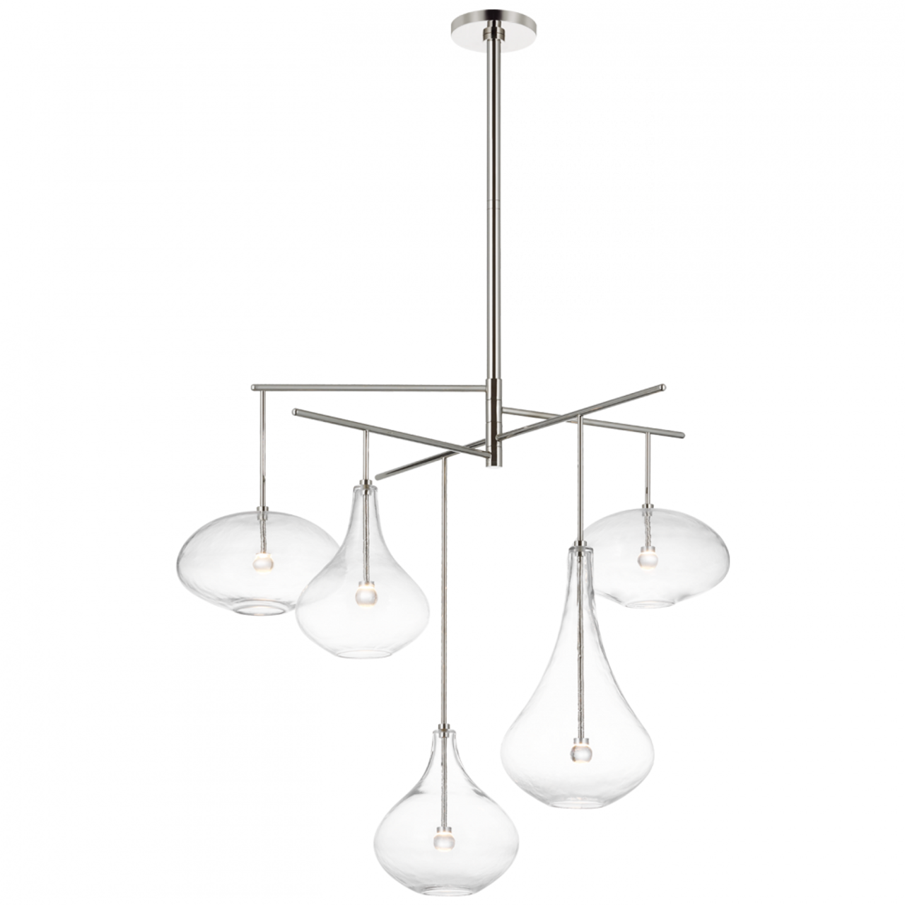 Lomme XL Chandelier - Polished Nickel