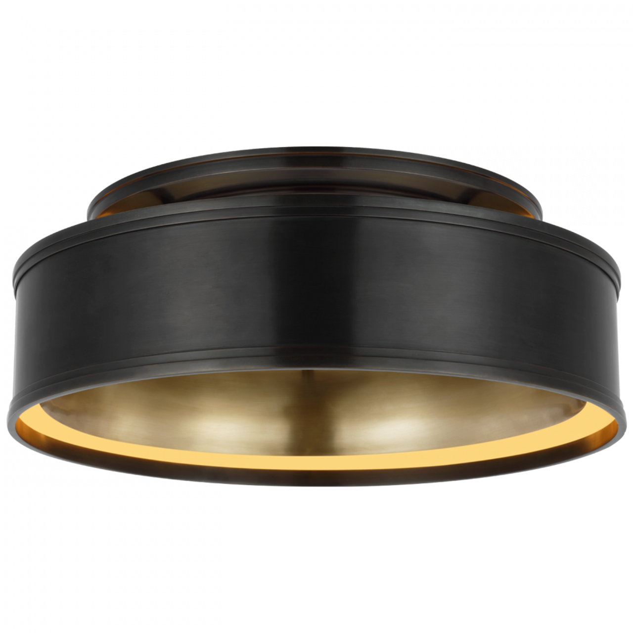 Connery Flush Mount, 1-Light, LED, Bronze, 18"W (CHC 4612BZ D02RE)