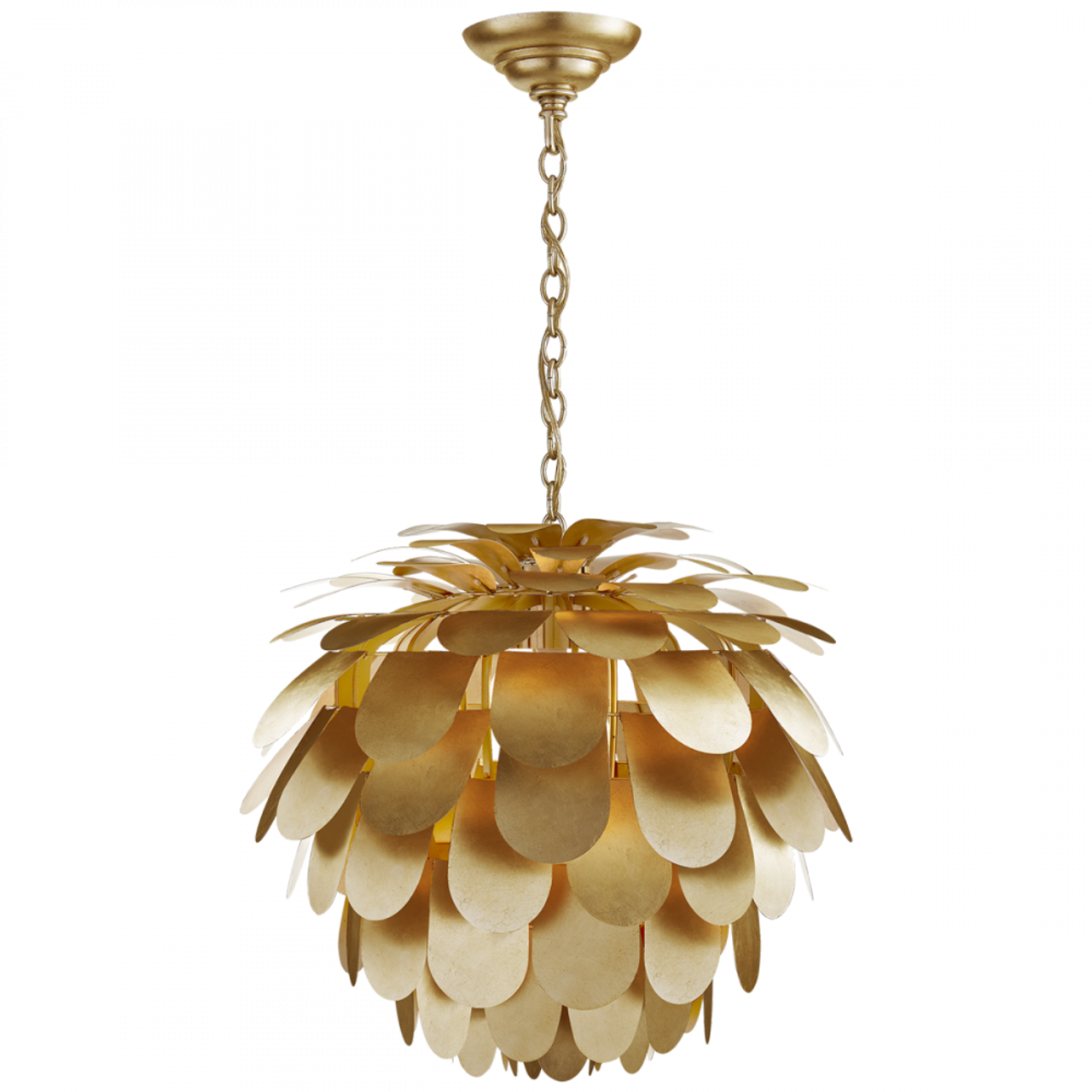 Cynara Chandelier, 1-Light, Gild, 29"W (CHC 5157G CHUH8)