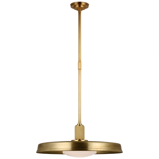 Ruhlmann Factory Pendant - Antique-Burnished Brass 46.25"