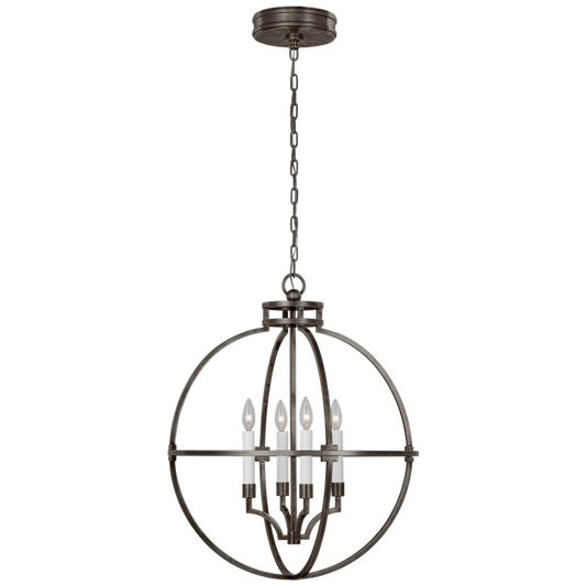 Lexie Pendant, 4-Light, Globe, Bronze, 24"W (CHC 5517BZ CU4DA)