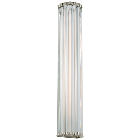 Kean Wall Sconce, 1-Light, LED, Polished Nickel, 28"H (CHD 2927PN-CG CU1EL)