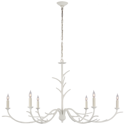 Iberia Large Chandelier - Plaster White