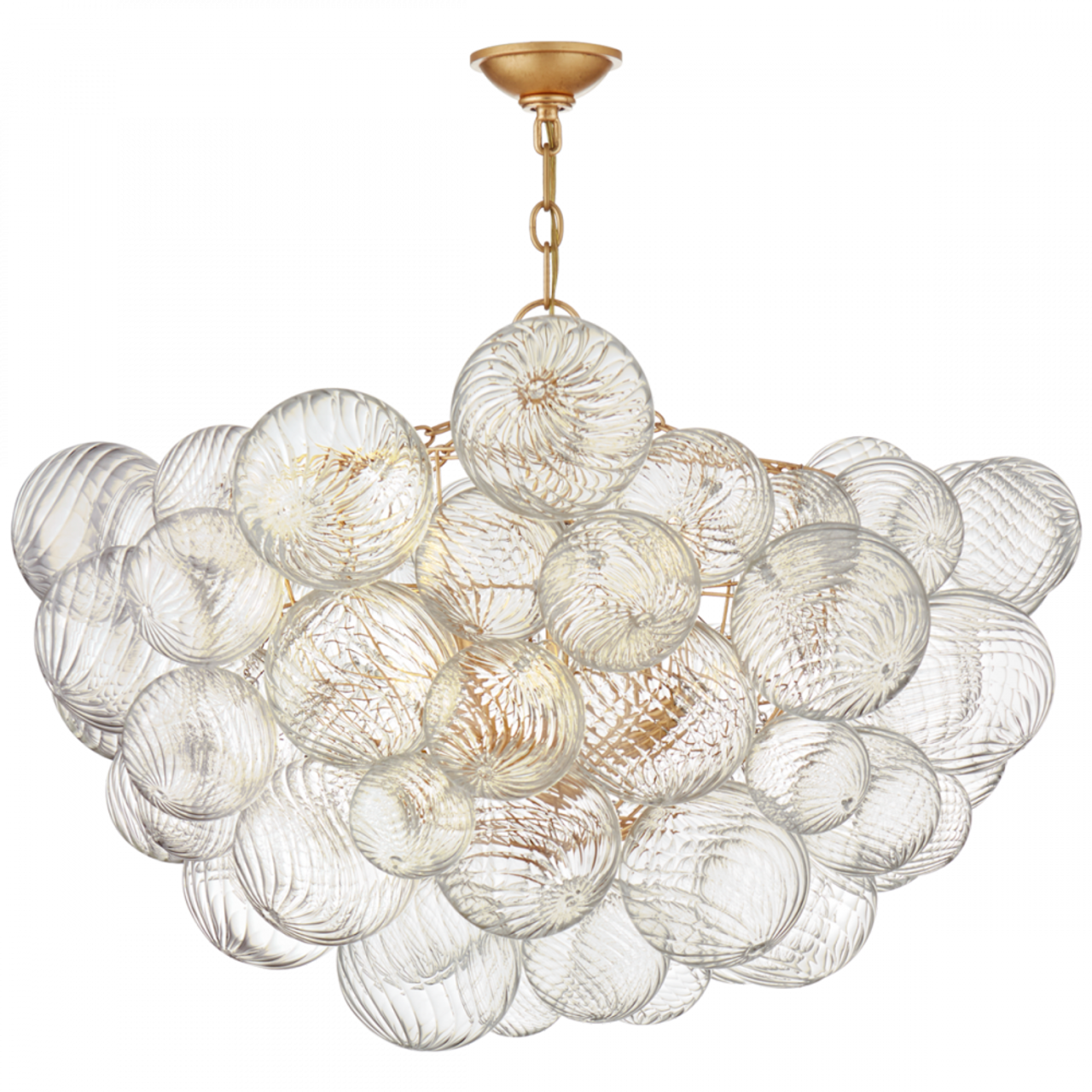 Talia Large Chandelier, 8-Light, Gold, 33"W (JN 5112G/CG CTYJF)