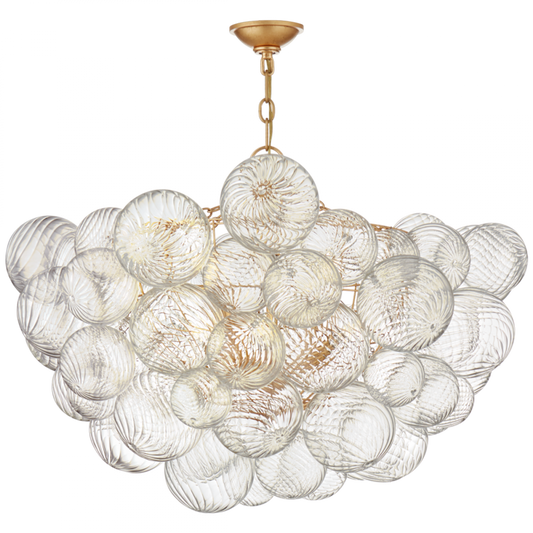 Talia Large Chandelier, 8-Light, Gold, 33"W (JN 5112G/CG CTYJF)