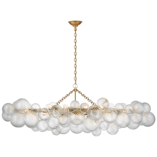 Talia Large Linear Chandelier - Gild