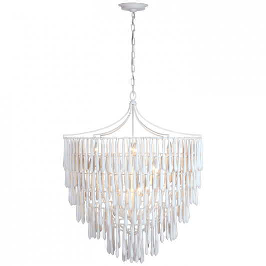 Vacarro Large Chandelier, 12-Light, Plaster White, 32.25"W (JN 5132PW CU0GU)